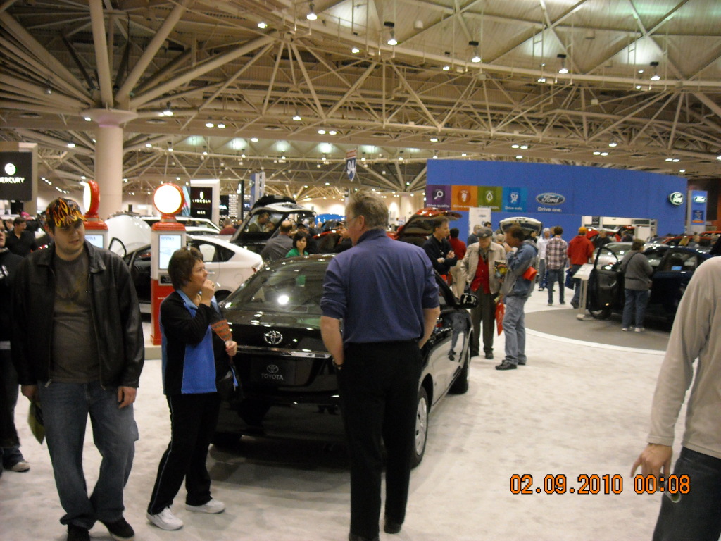 The Minneapolis Auto Show floor