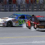 Daytona 500 iRacing crash by jbspec7 on Flickr