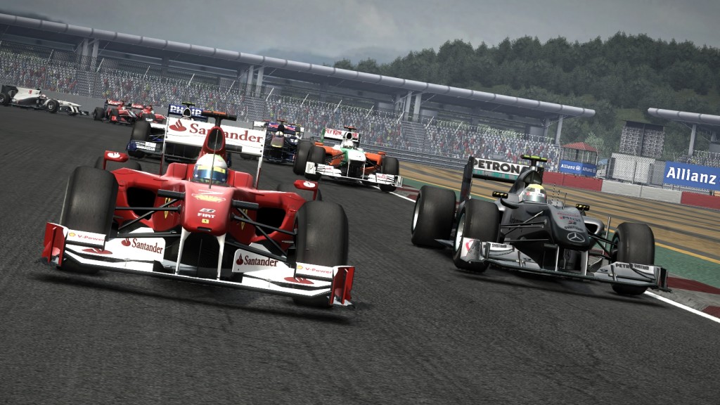 F1 2010 Ferrari and MacLaren screenshot