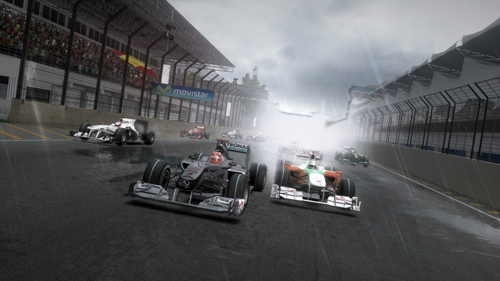 F1 2010 Mercedes and Force Indi screenshot