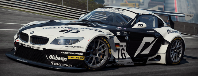 Need for Speed Shift 2 Unleashed Team NFS BMW Z4 GT4