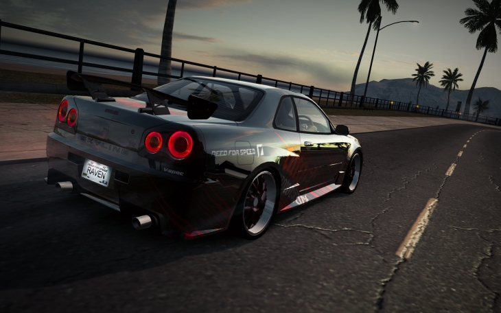 Two new cars for Need for Speed World with the Nissan Skyline R34 Art Director car