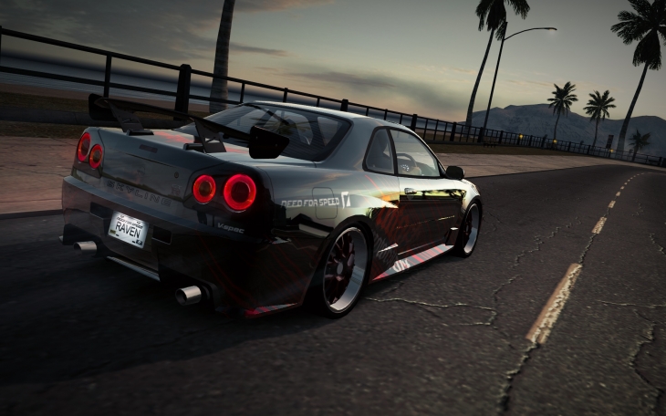 NeedforSpeedWorldNissanSkylineR34ArtDirector Two new cars for Need for Speed World with the Nissan Skyline R34 Art Director car
