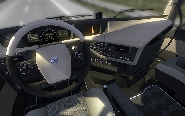 Euro Truck Sim 2: Volvo FH l'intérieur