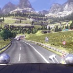 Euro Truck Simulator 2 - hauling under rock