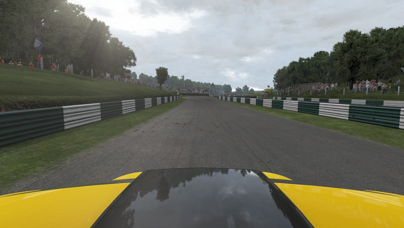 Project CARS' new rays scatter over the Coppice area of Cadwell Park.