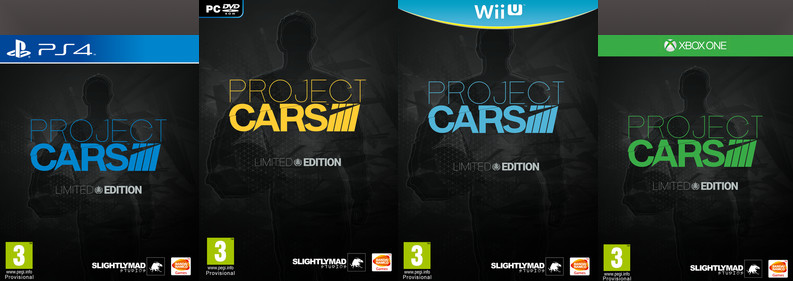 Project CARS Limited Edition covers