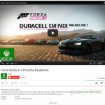 Microsoft leak Forza Horizon 2 Porsche Pack with wrong description for Duracell Car Pack video