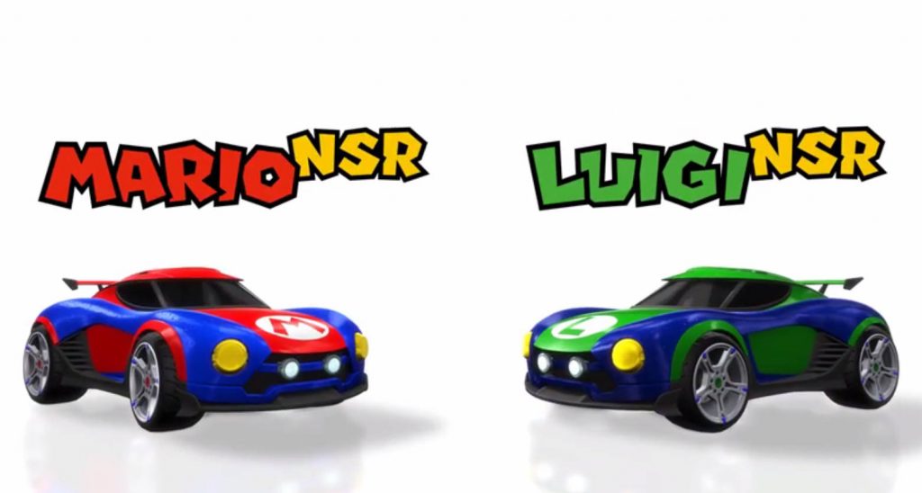  Mario NSR and Luigi NSR Rocket League Exclusives for Nintendo Switch Edition