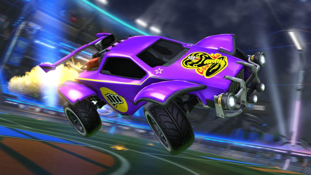 The new Rocket League Radical Summer Cobra Kai Decals look awesome...