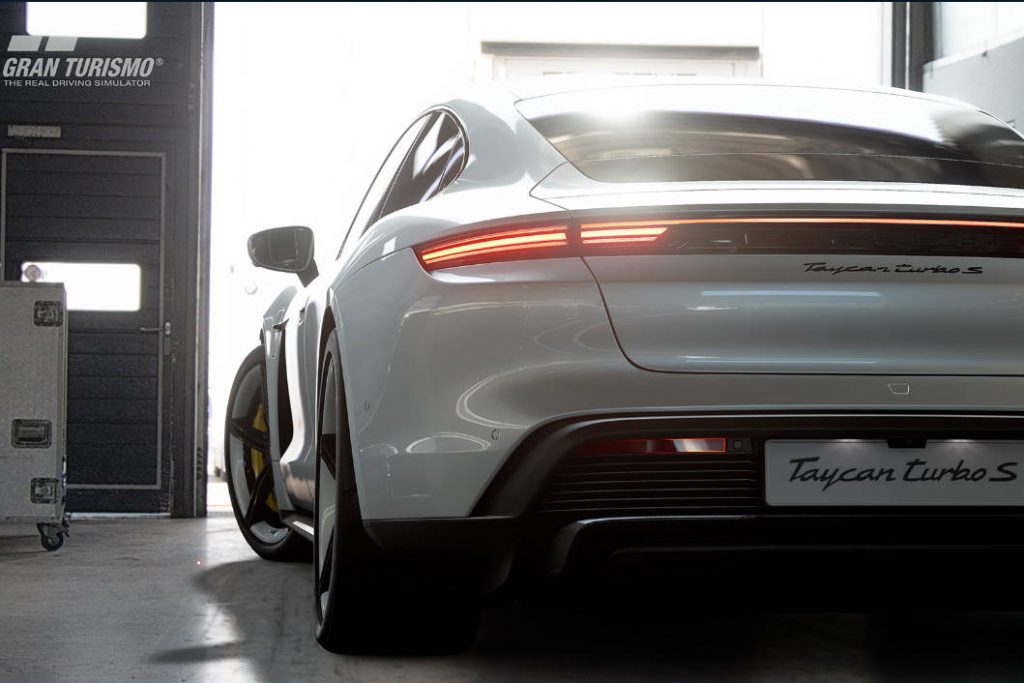 The Porsche Taycan Turbo S definitely looks good in Gran Turismo Sport