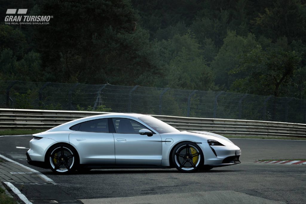 The all-electric Porsche Taycan Turbo S will be a free DLC car for Gran Turismo Sport by October 2019