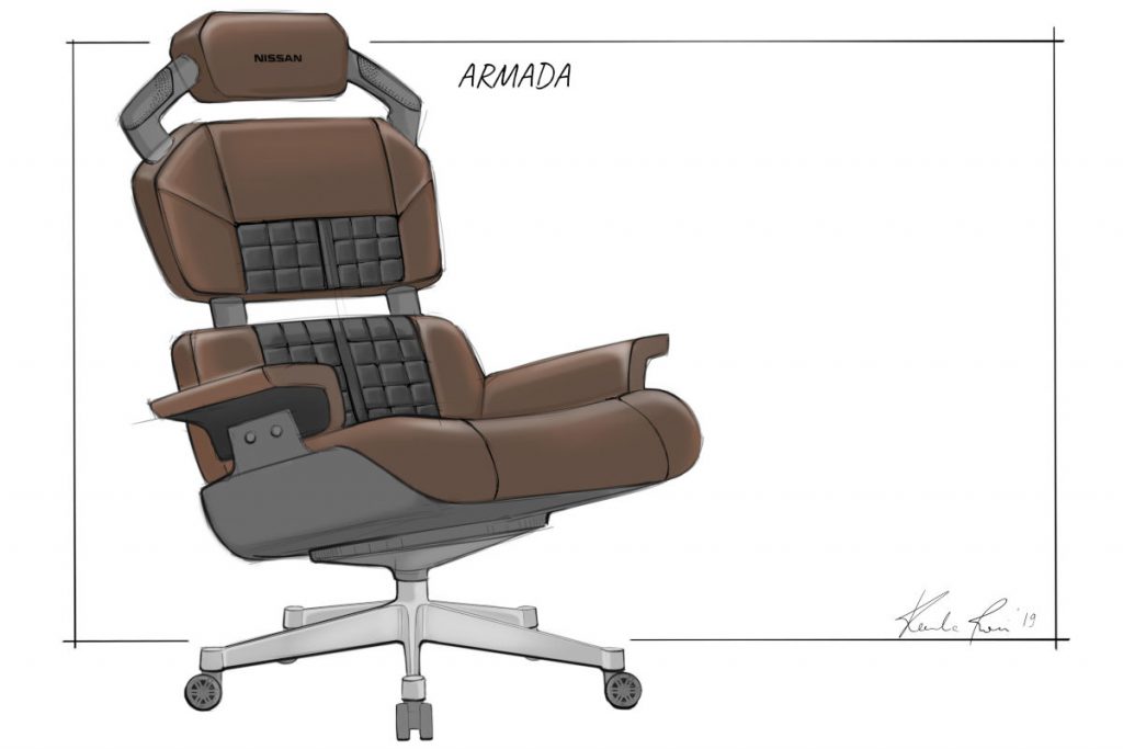 Nissan designs the ultimate eSports racing chairs - the Nissan Armada concept