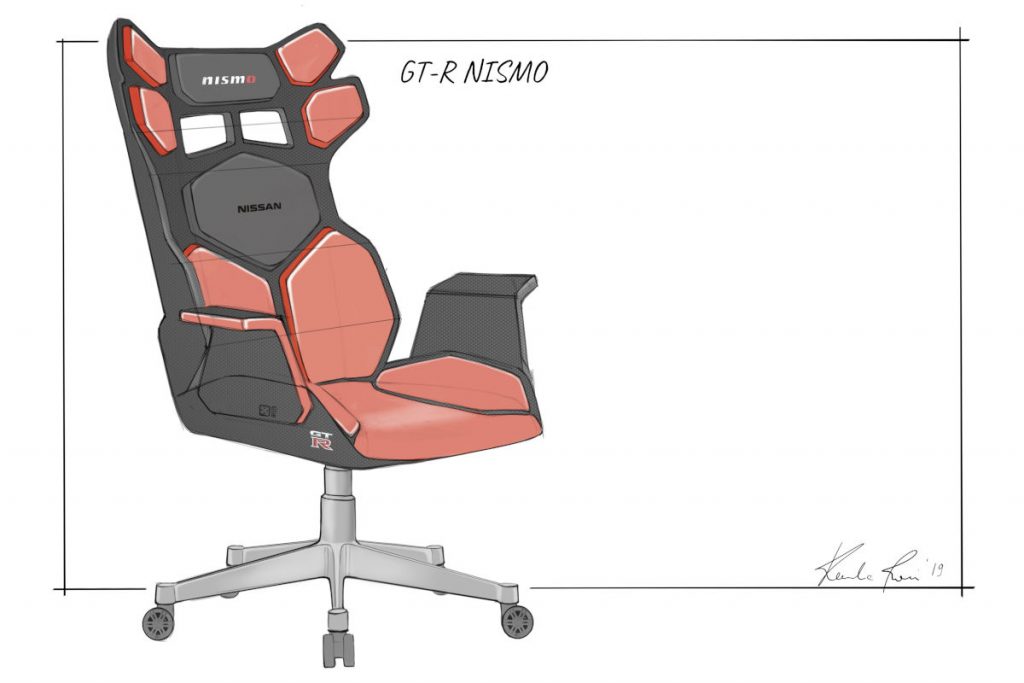 Nissan designs the Ultimate eSports Racing Chairs - the Nissan GT-R NISMO Model