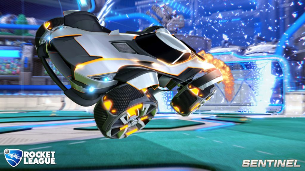 Rocket Leagues' final Vindicator Crate includes the Sentinel Battle-Car