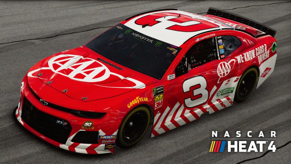 One of the new liveries included in the November 2019 DLC Pack for NASCAR Heat 4