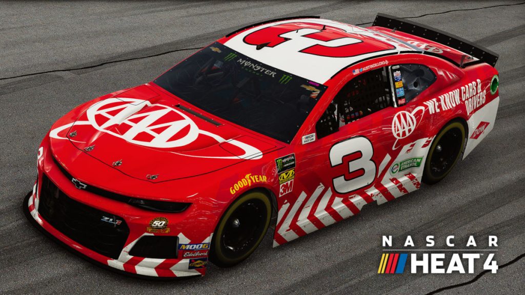 One of the new liveries included in the November 2019 DLC Pack for NASCAR Heat 4