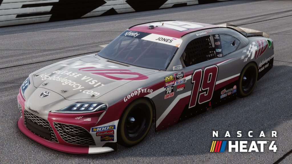 One of the new liveries included in the November 2019 DLC Pack for NASCAR Heat 4