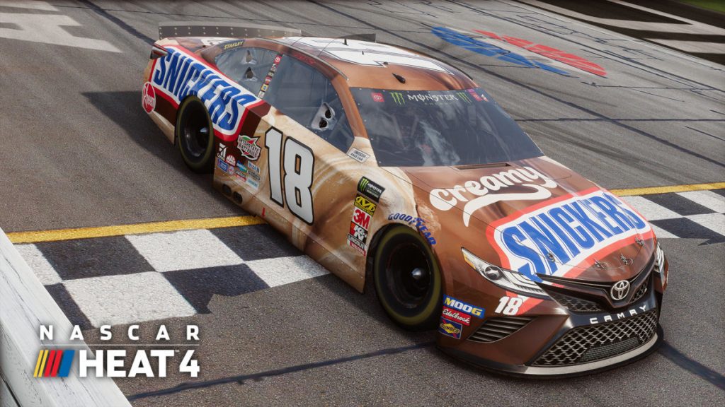 One of the new liveries included in the November 2019 DLC Pack for NASCAR Heat 4