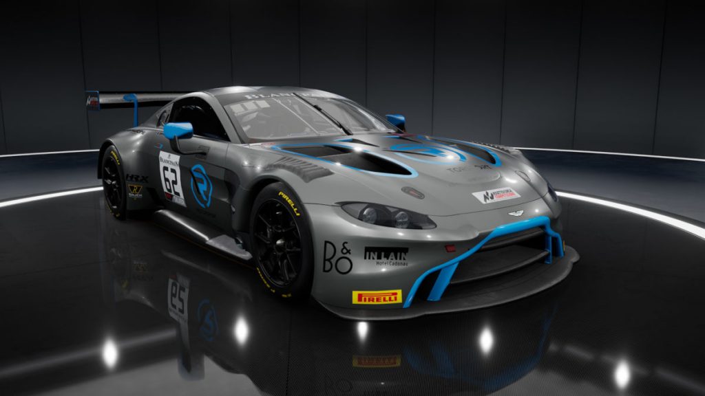 Assetto Corsa Competizione Car List - the Blancpain GT Series 2019 AMR V8 Vantage GT3