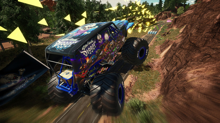 Open world and stadium events are both in Monster Jam Steel Titans