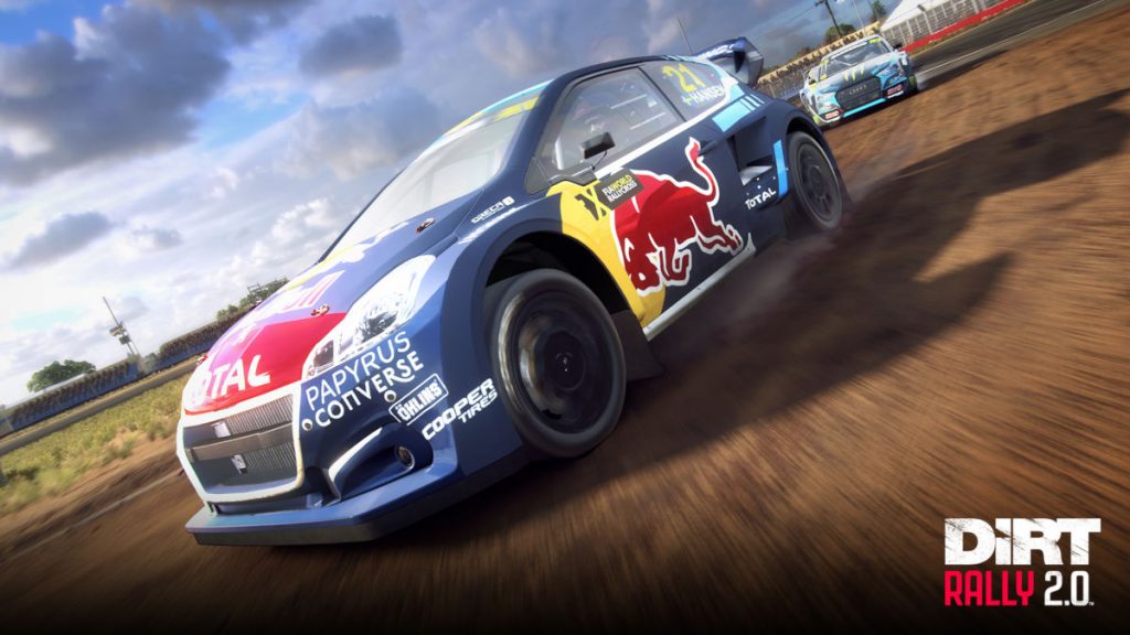The 2019 WorldRX Peugeot 208 WRX in Team Hasen colours