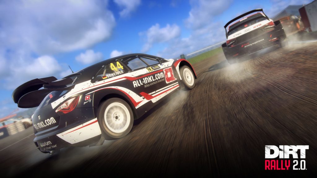 The Seat Ibiza RX of Timo Scheider in Dirt Rally 2.0