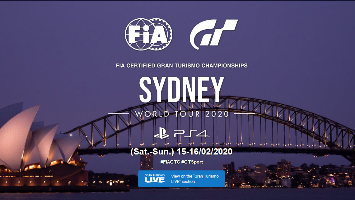 The GT Sport World Tour 2020 Starts In Australia On Feb 15th