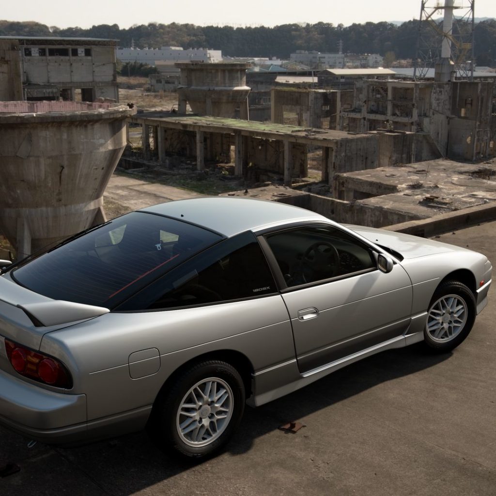 Check out the 1990s styling of the Nissan 180SX in Gran Turismo Sport