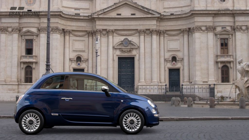 The 2008 Fiat 500 Lounge SS is a cute new addition to GT Sport at least