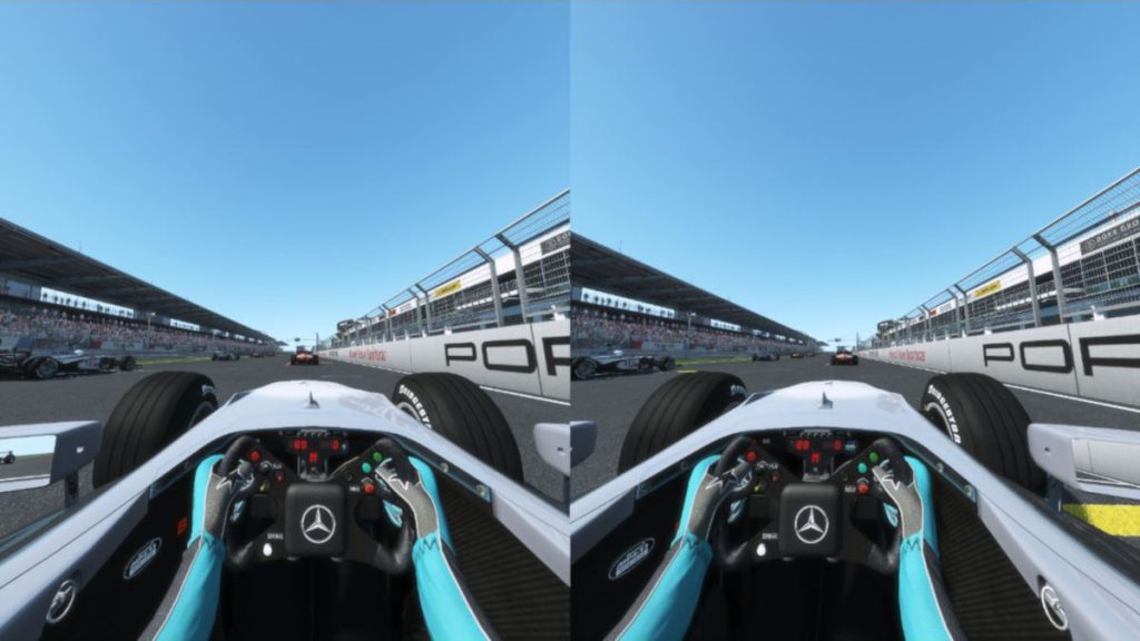 The latest rFactor 2 weekly update focuses on VR. This is how the game normally renders