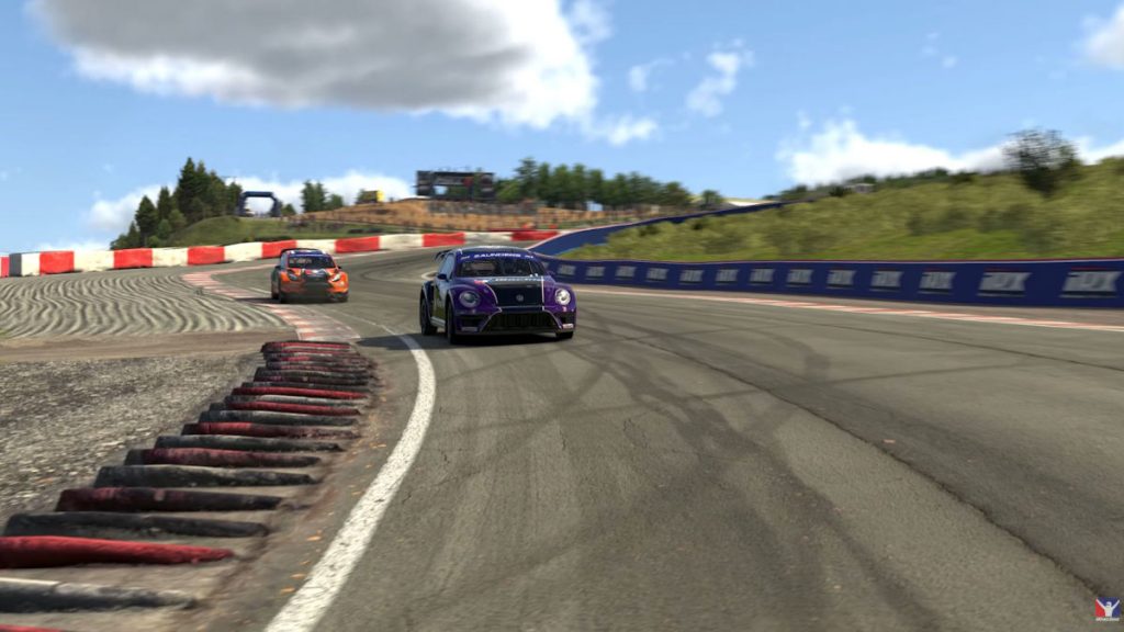 The iRacing 2020 Season 2 Build includes the Lankebanen (Hell) rallycross circuit