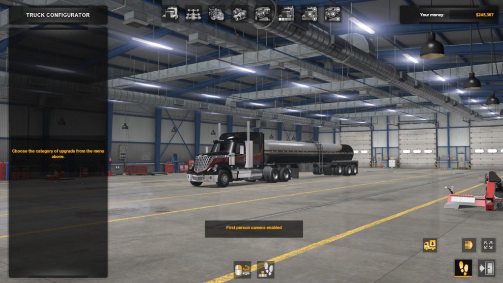 You can explore your truck in first person with ATS V.137