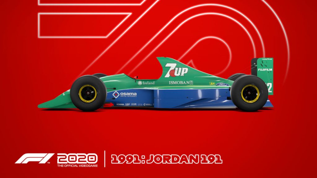 The F1 2020 Deluxe Schumacher Edition exclusive 1991 Jordan 191