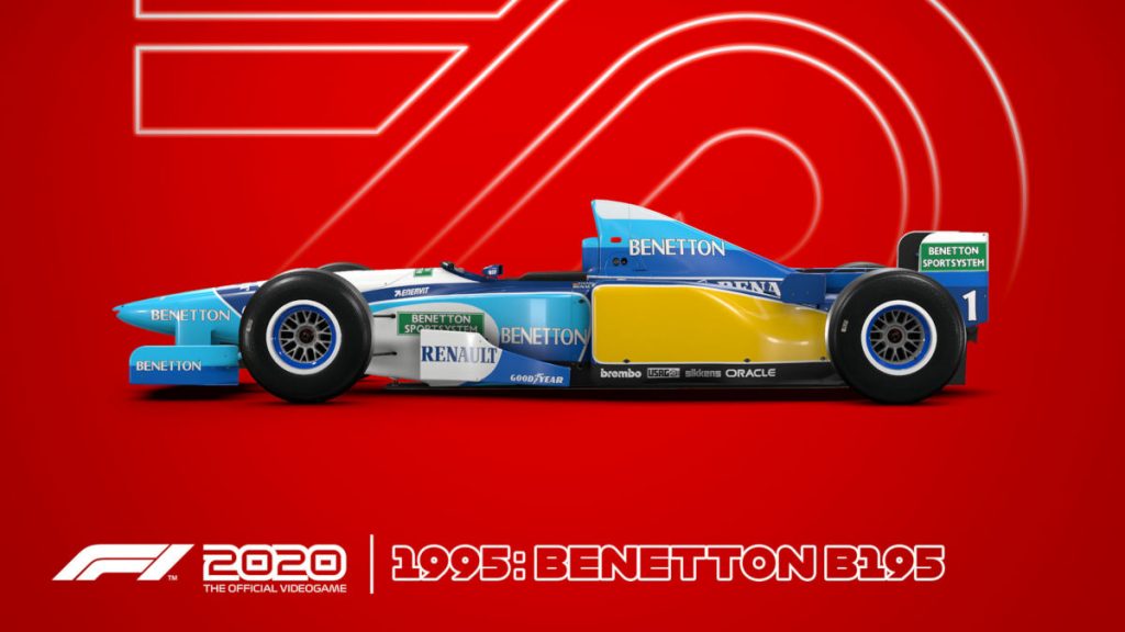 The F1 2020 Deluxe Schumacher Edition exclusive 1995 Benetton B195