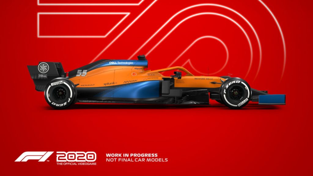 The F1 2020 McLaren