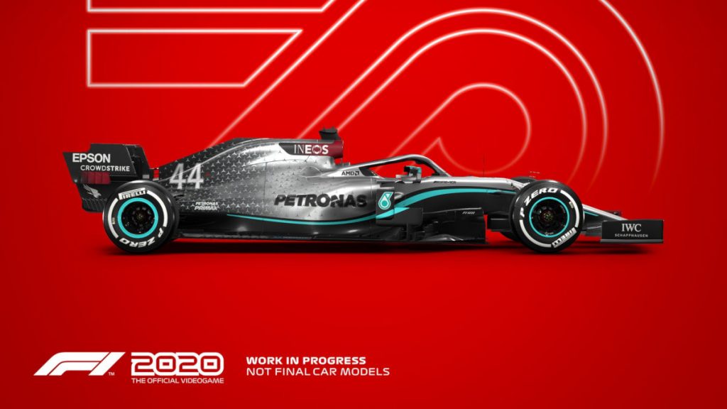 The F1 2020 Mercedes