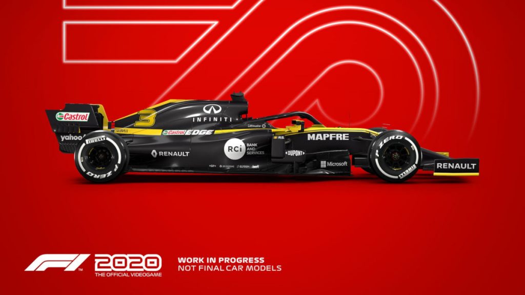 The F1 2020 Renault
