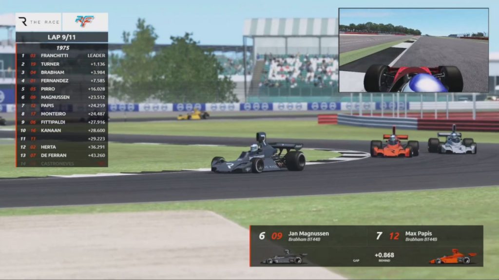Jan Magnusson in The Race events in rFactor 2