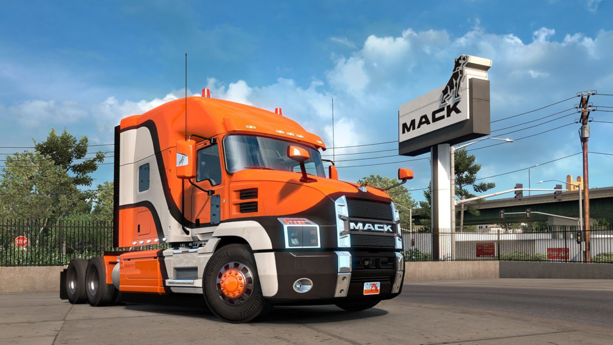 American Truck Simulator adds the Mack Anthem