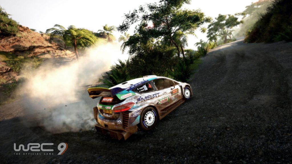The WRC 9 first gameplay video features Rally New Zealand