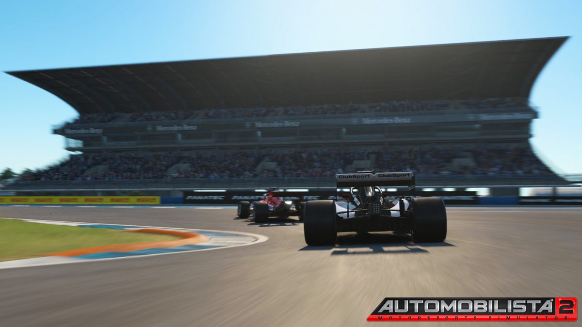 Expect close racing in Automobilista 2 at the Hockenheimring