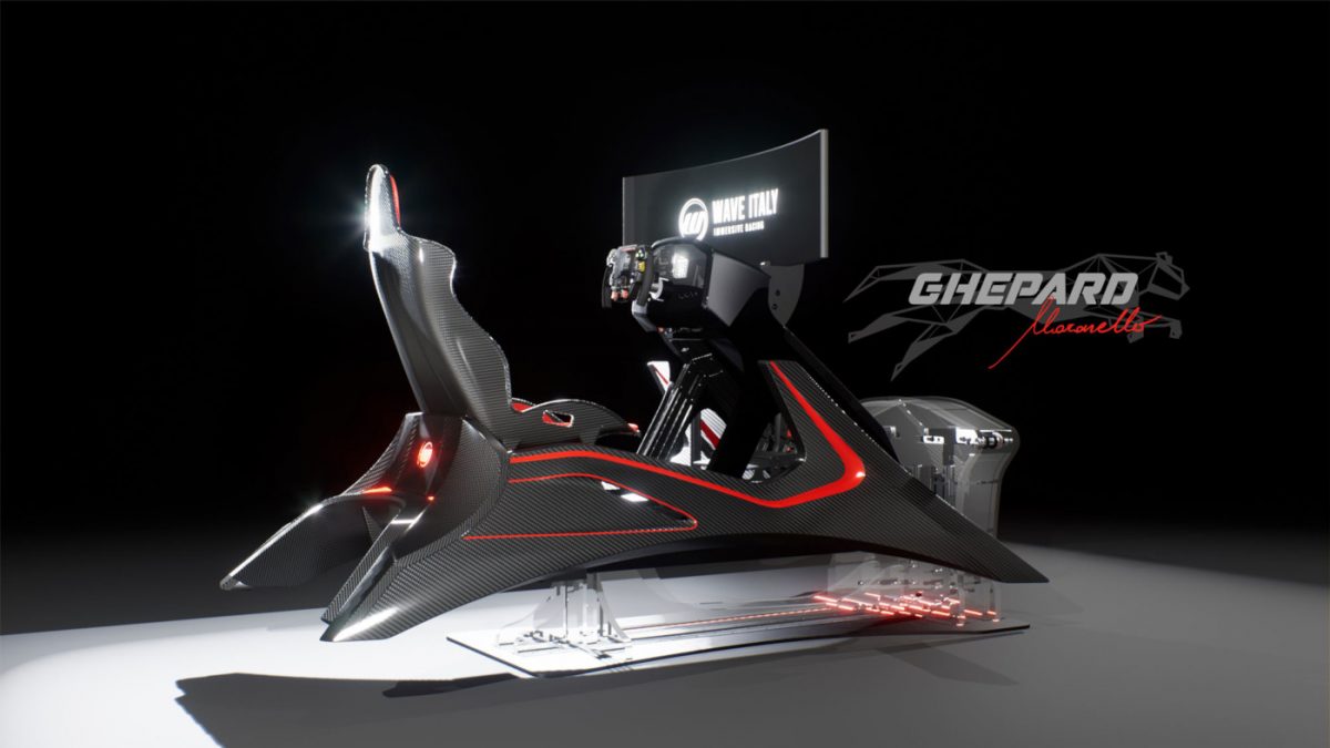 The new Wave Italy Ghepard Maranello Pro Sim Rig