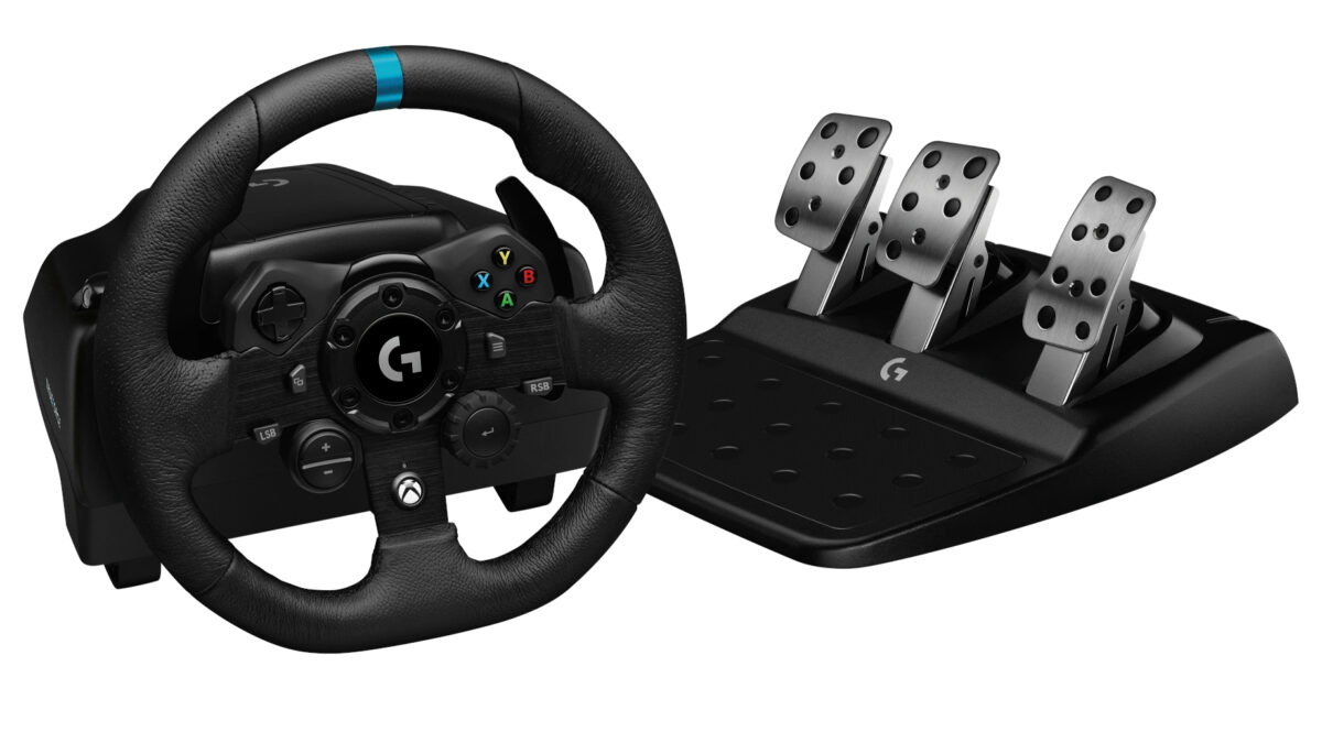 The Logitech G923 Trueforce Wheel And Pedals Revealed