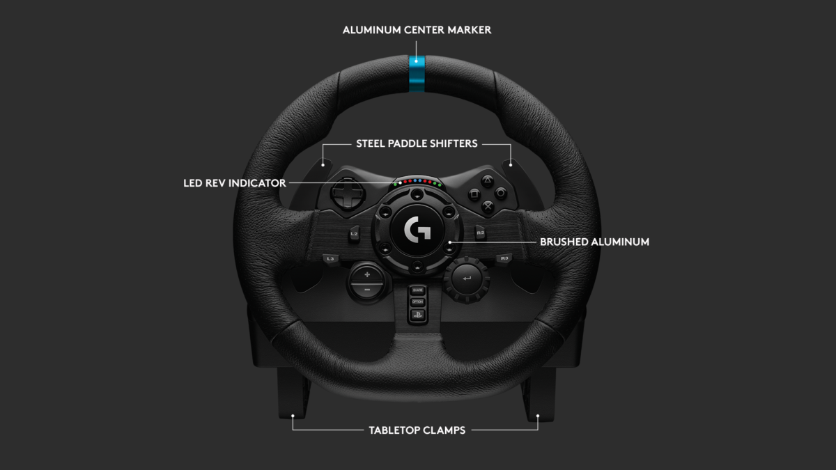 Features of the Logitech G923 Trueforce Wheel