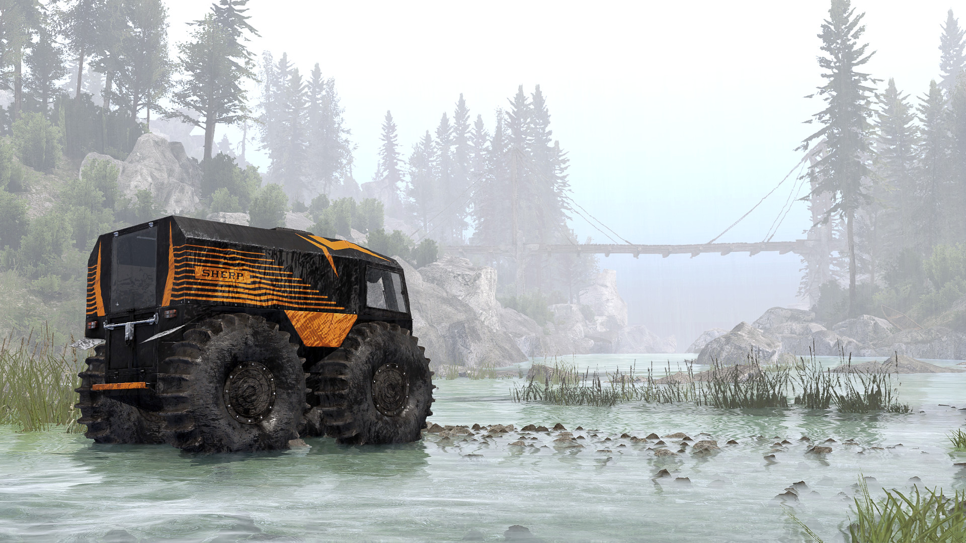 The Spintires SHERP Ural Challenge DLC And Update V1.6.0 are both out now