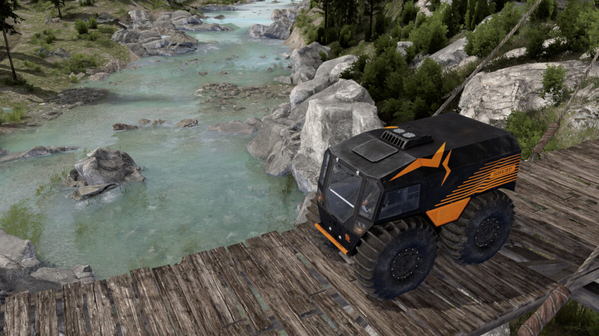 The SHERP N 4X4 should get you anywhere you want to go in Spintires