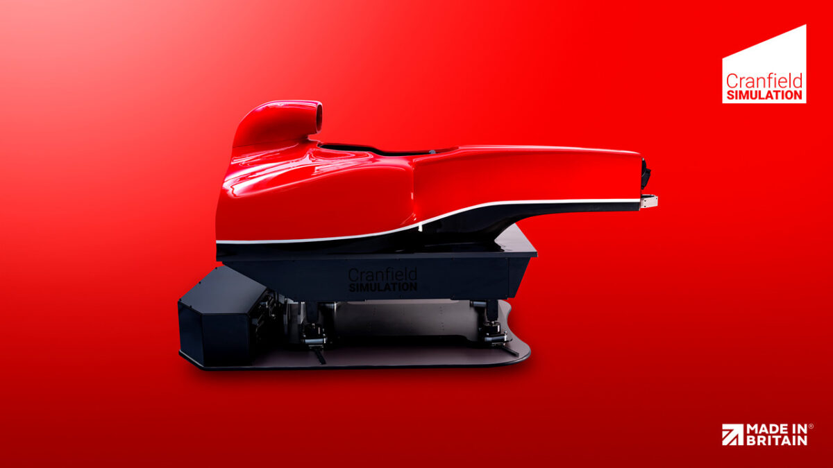 The Formula Simulator is built around a chassis from a real F1 car mould