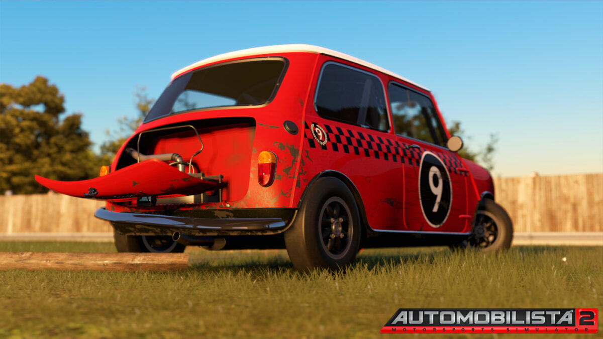 The 1965 Mini Cooper in Automobilista 2