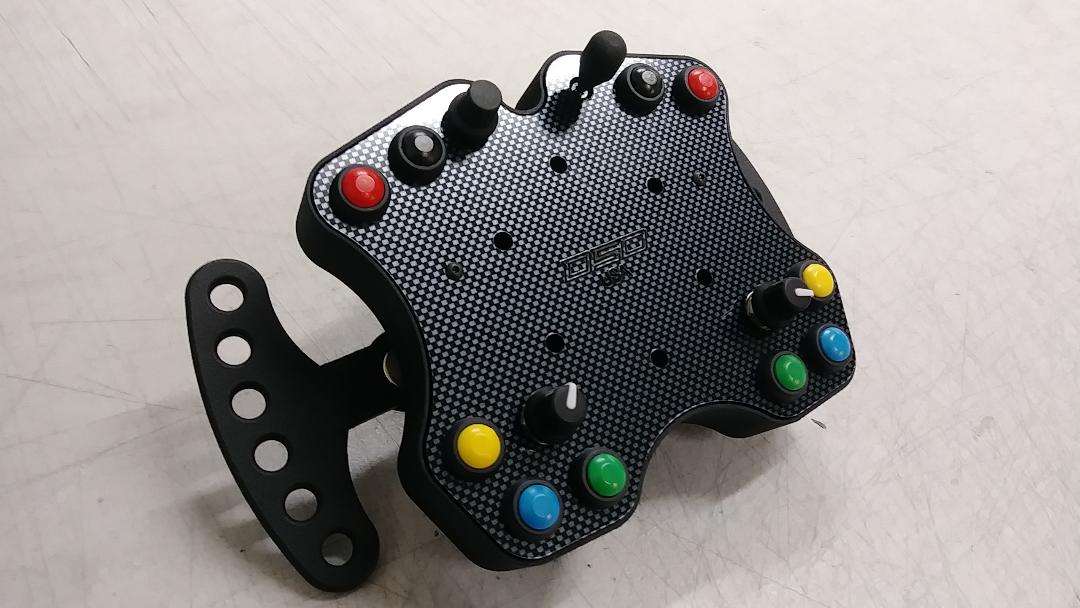 The Bluetooth Wheel Module should give you enough buttons for total sim racing control